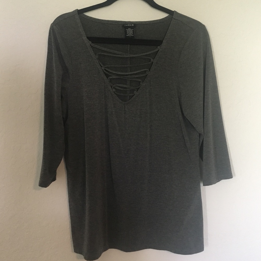Torrid Lace Up Top